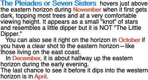 The Pleiades or Seven Sisters